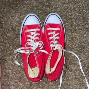 Red Converse Chuck Taylors